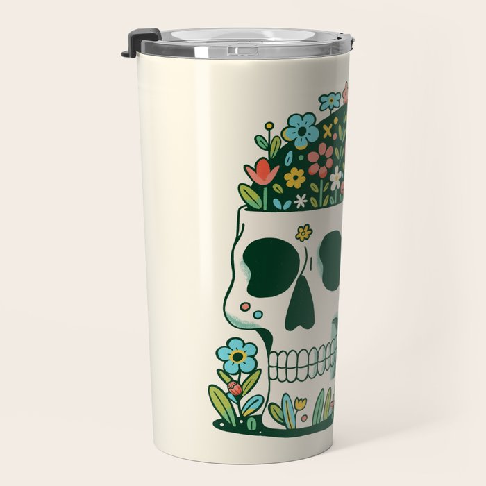Skull Garden Travel Mug Gallery Image 3