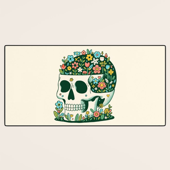Skull Garden Desk Mat Gallery Image 3