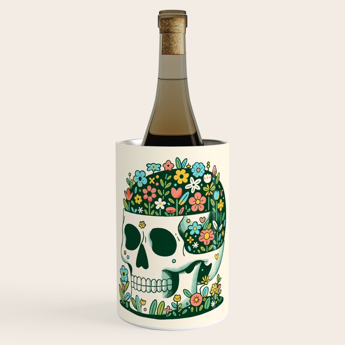 Skull Garden Wine Chiller Gallery Image 1