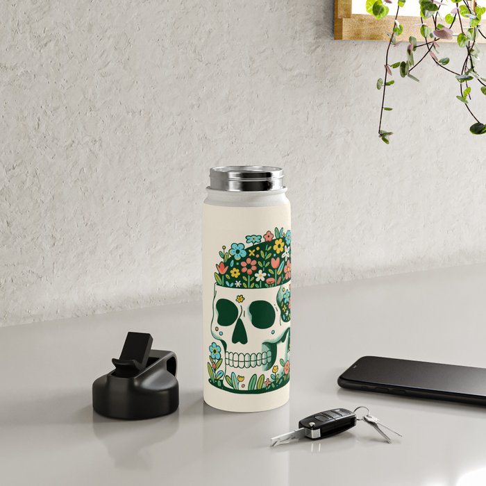 Skull Garden Water Bottle Gallery Image 4