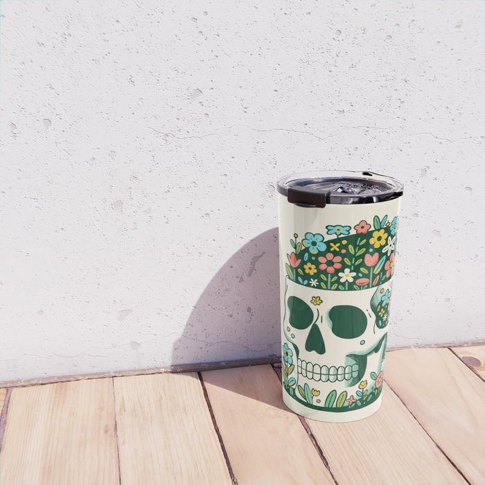 Skull Garden Travel Mug Gallery Image 4