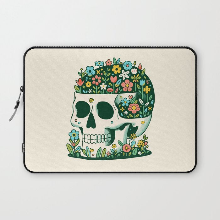 Skull Garden Laptop Sleeve Gallery Image 1