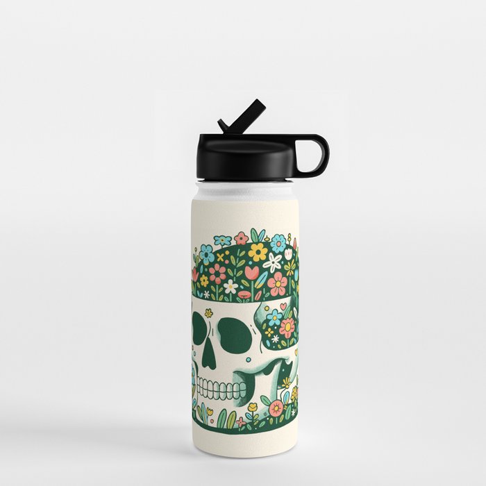 Skull Garden Water Bottle Gallery Image 1