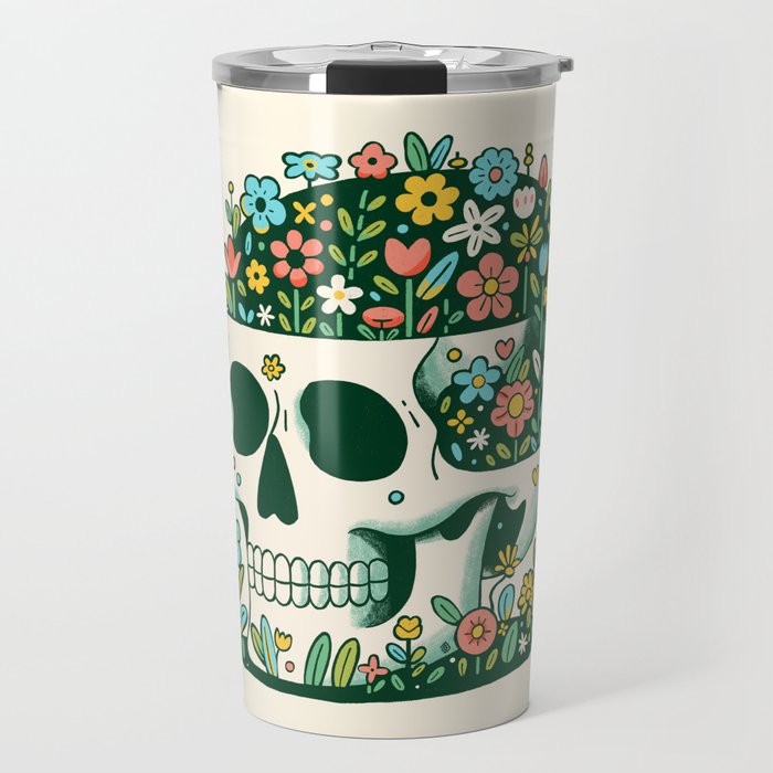 Skull Garden Travel Mug Gallery Image 1