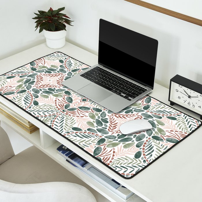 Jungle Charm Artistic Medley Desk Mat Gallery Image 2