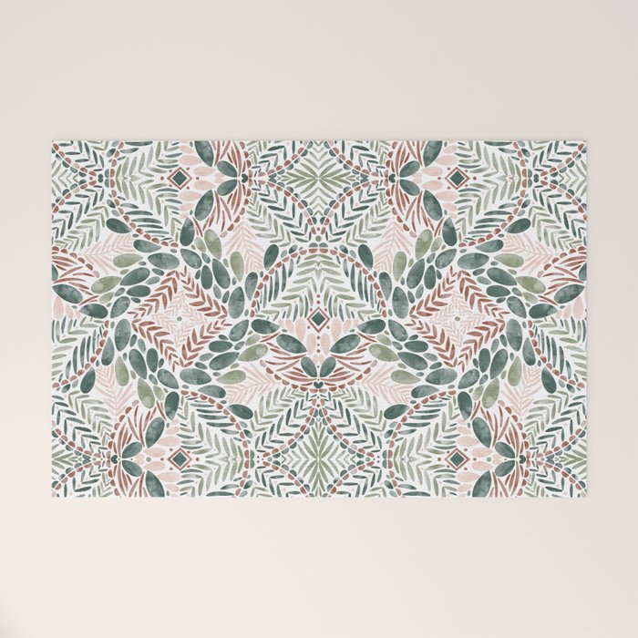 Jungle Charm Artistic Medley Welcome Mat Gallery Image 1