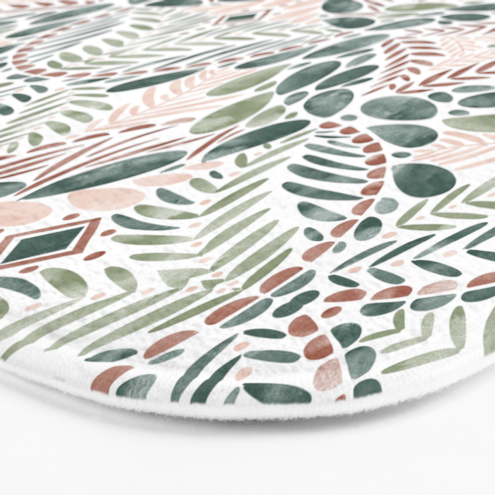 Jungle Charm Artistic Medley Bath Mat Gallery Image 3