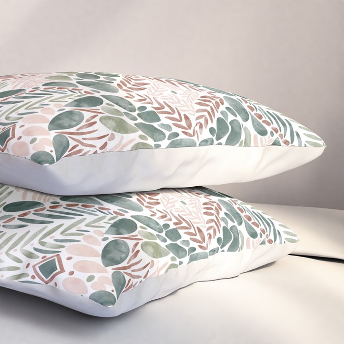 Jungle Charm Artistic Medley Pillow Sham Gallery Image 3