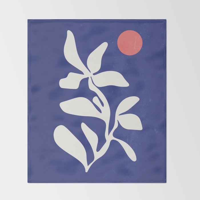 Indigo Sunrise Throw Blanket Gallery Image 2