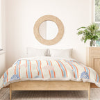 Vintage marine sea shell summer art pattern Duvet Cover Gallery Image 3