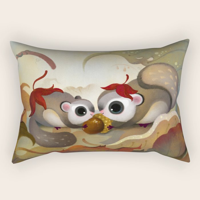 For the coming winter Rectangular Pillow Gallery Image 1