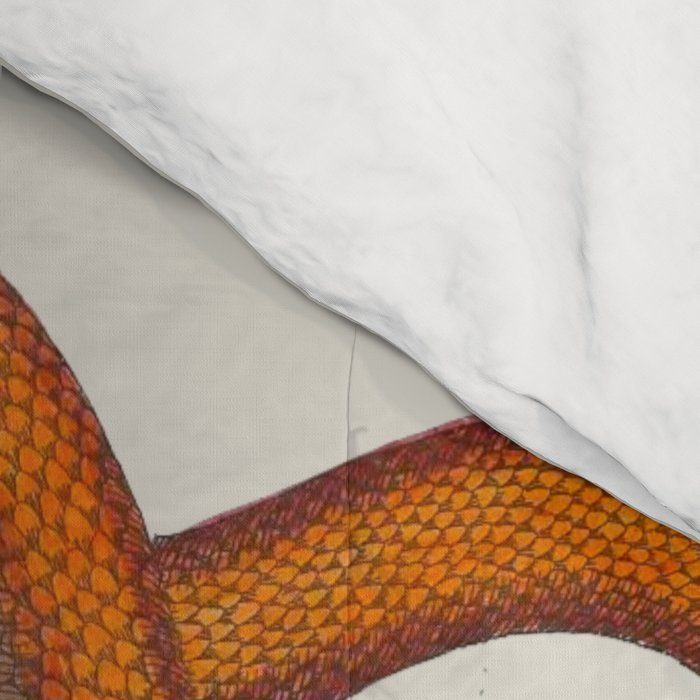 Albertus SEBA four snake scales  Comforter Gallery Image 4