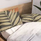 Tropical Leaf- Abstract Art 9/1 Pillow Sham Gallery Image 2