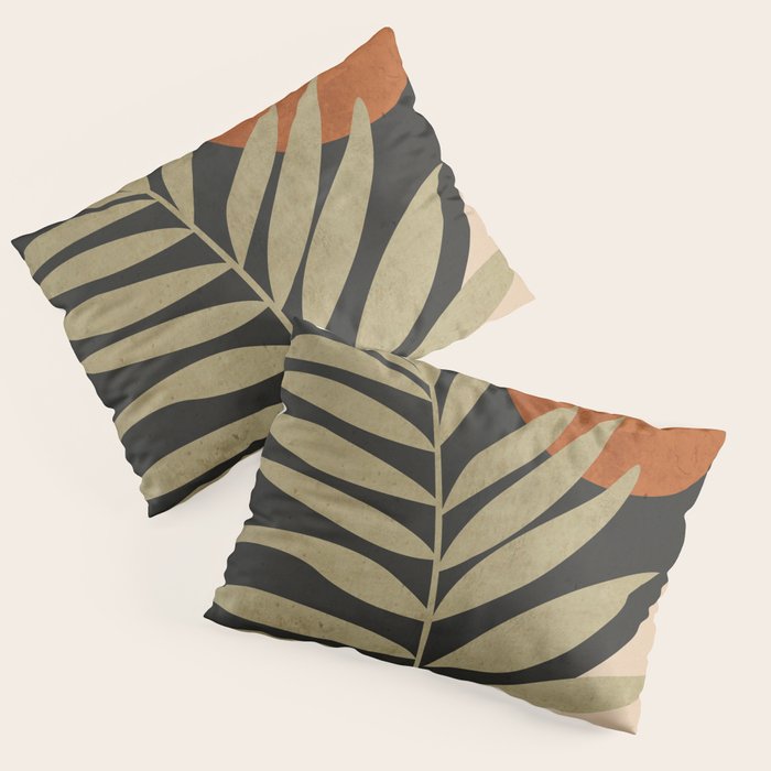 Tropical Leaf- Abstract Art 9/1 Pillow Sham Gallery Image 3