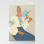 Ukrainian girl Stationery Card Gallery Image 2