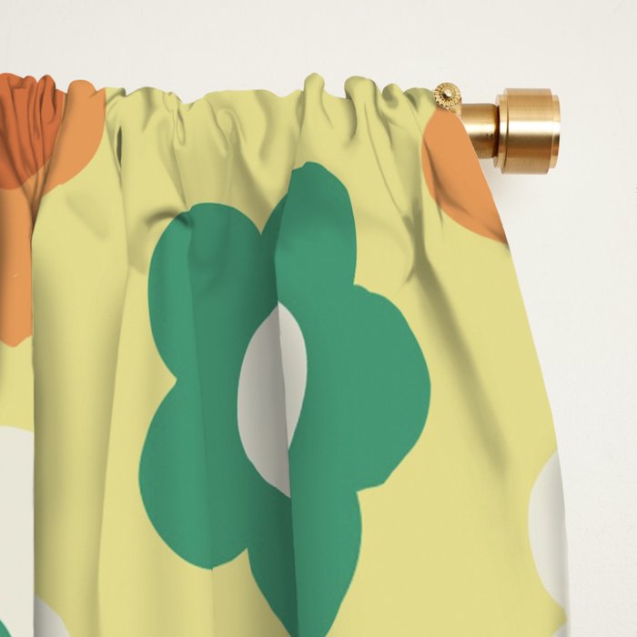 2000 floral Window Curtain Gallery Image 2