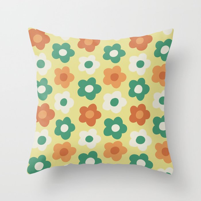 2000 floral Throw Pillow Gallery Image 6