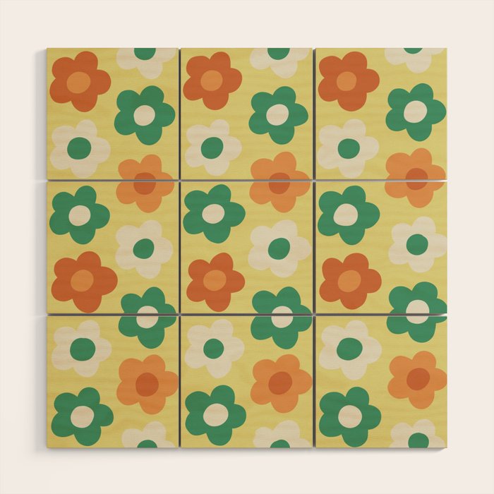 2000 floral Wood Wall Art Gallery Image 1