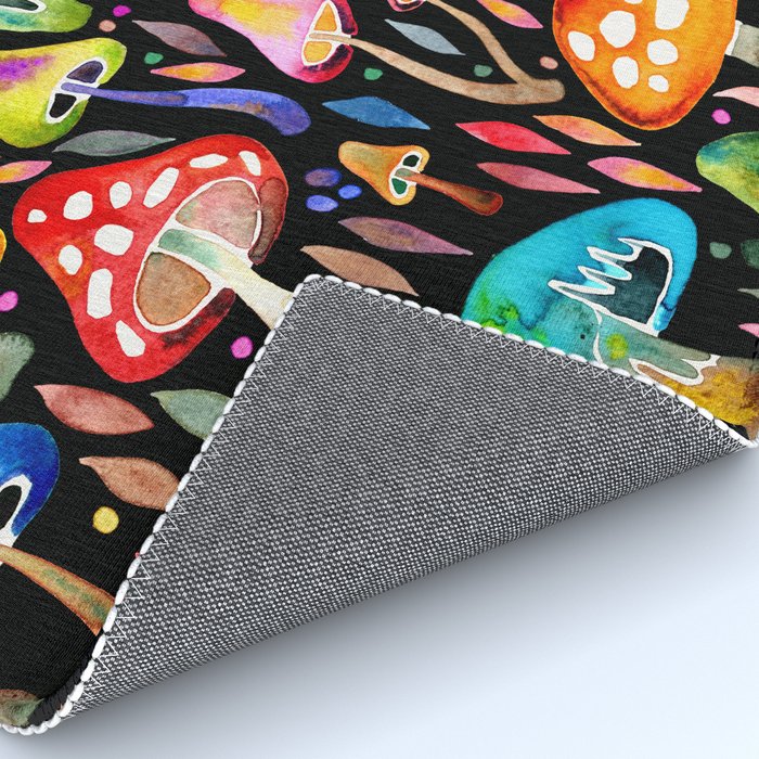 Mushroom Magic - Charcoal Rug Gallery Image 4