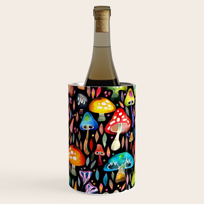 Mushroom Magic - Charcoal Wine Chiller Gallery Image 2