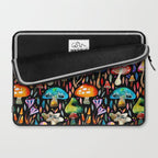 Mushroom Magic - Charcoal Laptop Sleeve Gallery Image 2