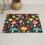 Mushroom Magic - Charcoal Rug Gallery Image 1