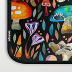 Mushroom Magic - Charcoal Laptop Sleeve Gallery Image 3