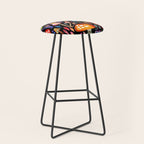 Mushroom Magic - Charcoal Stool Gallery Image 1