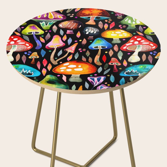 Mushroom Magic - Charcoal Side Table Gallery Image 2