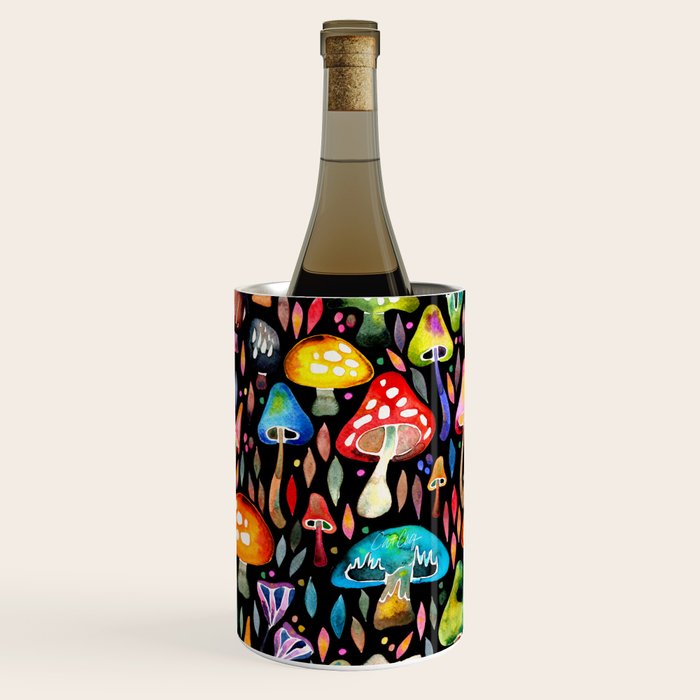 Mushroom Magic - Charcoal Wine Chiller Gallery Image 3