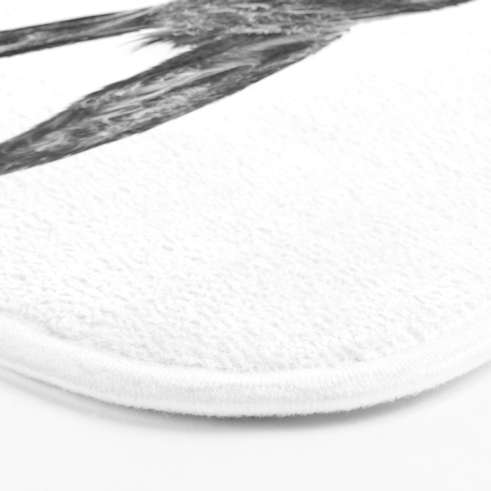 Hey Donkey BW Bath Mat Gallery Image 3