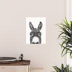 Hey Donkey BW Poster Gallery Image 2