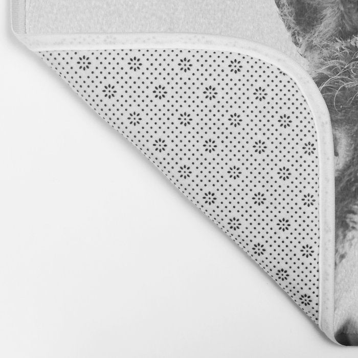 Hey Donkey BW Bath Mat Gallery Image 2