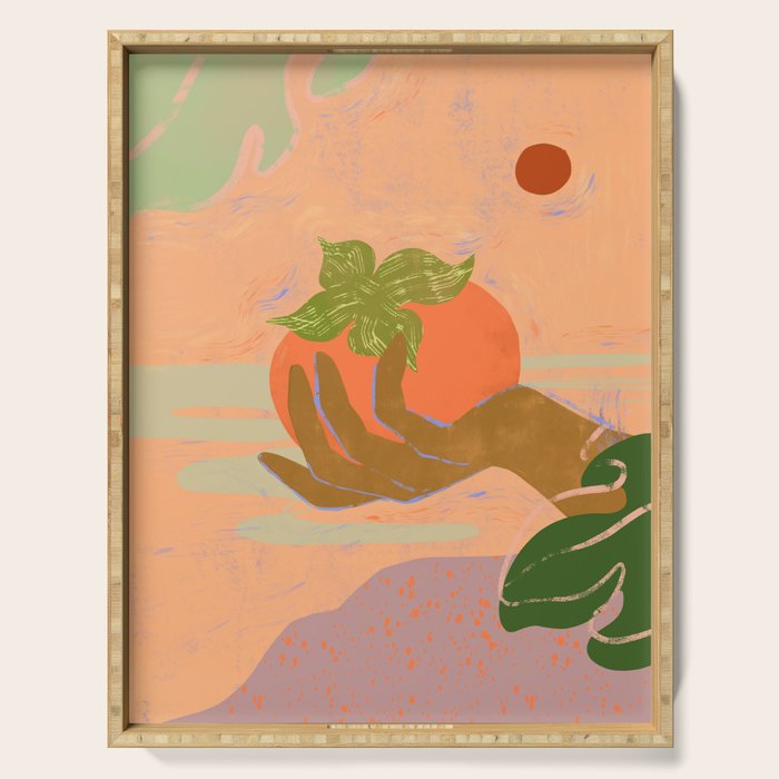 Persimmon Serving Tray Gallery Image 1