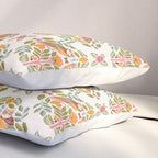 Woodland Owls - Multi-colored Pillow Sham Gallery Image 3