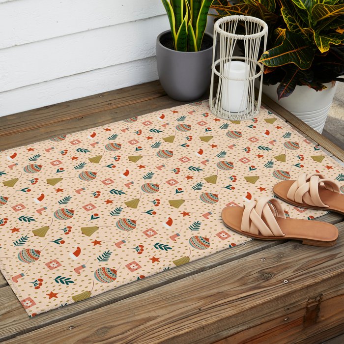 Christmas Joy  Outdoor Rug Gallery Image 2