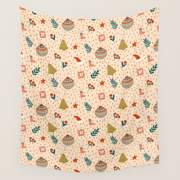 Christmas Joy  Wall Tapestry Gallery Image 4