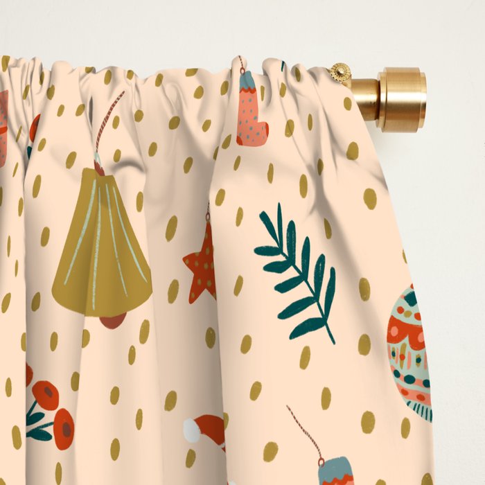 Christmas Joy  Window Curtain Gallery Image 2