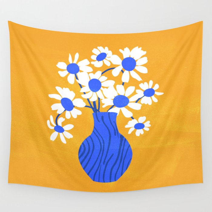 Flower Market 02: Los Angeles | Color Series Wall Tapestry Gallery Image 4