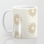 Sunburst Retro 2 - Gold Coffee Mug Gallery Image 3