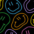 Colorful happy smiling face cartoon pattern Coffee Mug Gallery Image 2