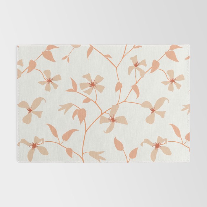 Floral Clematis Vine Rug Gallery Image 2