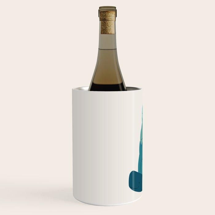 Cat Landscape 171: A Hungry Cat Wine Chiller Gallery Image 2