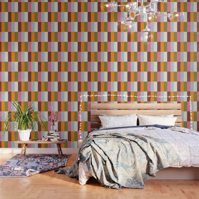Color Block Stripes Wallpaper Gallery Image 1