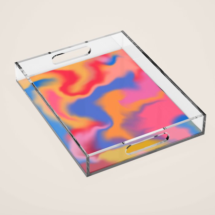 Cloud Color - Rainbow Acrylic Tray Gallery Image 1