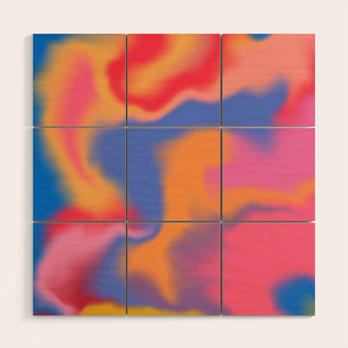 Cloud Color - Rainbow Wood Wall Art Gallery Image 1