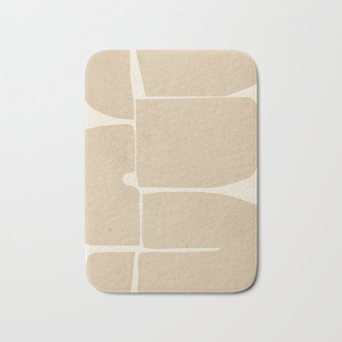 Modern Abstract Minimal Shapes 215 Bath Mat Gallery Image 1
