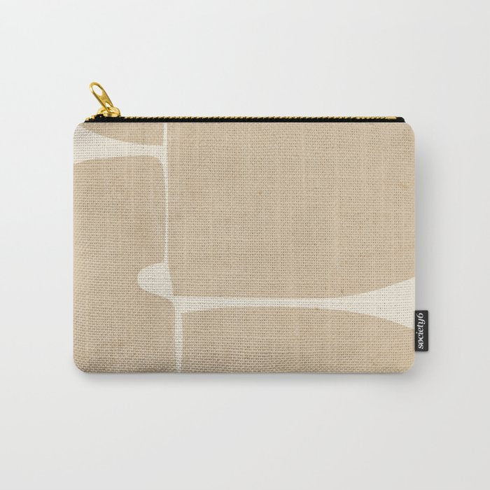 Modern Abstract Minimal Shapes 215 Carry All Pouch Gallery Image 1