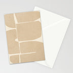 Modern Abstract Minimal Shapes 215 Stationery Card Gallery Image 2