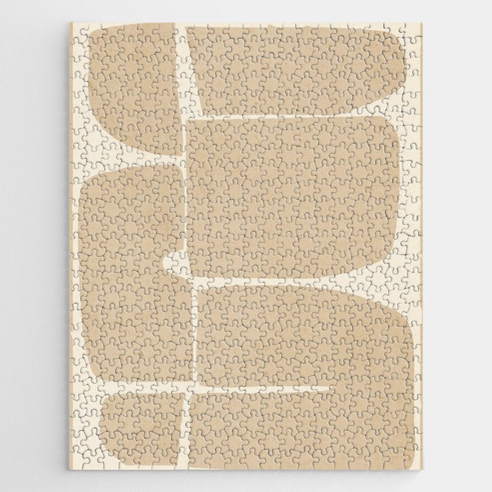 Modern Abstract Minimal Shapes 215 Jigsaw Puzzle Gallery Image 1